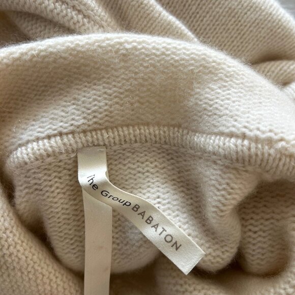 Babaton Ivory Cashmere Hoodie Sweater Sz XS - Picture 7 of 9